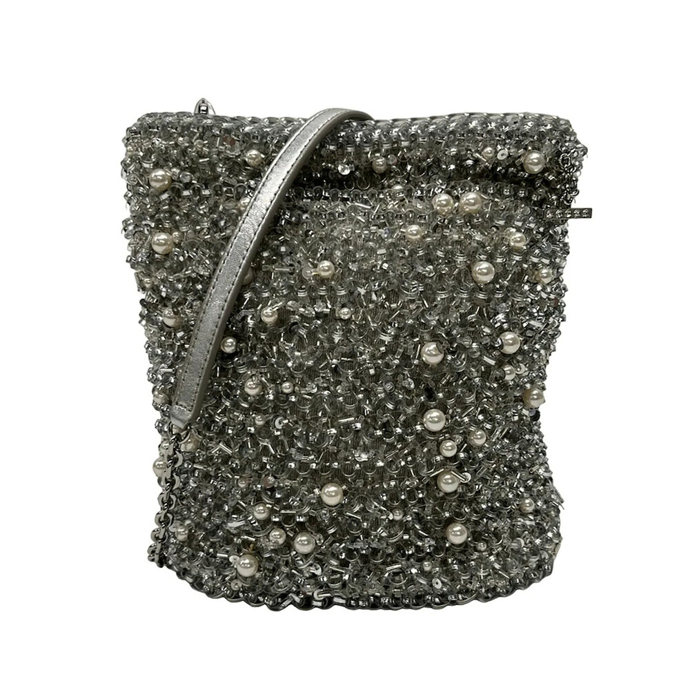 Anteprima Wire Bag Silver Faux Pearl #373901A64B